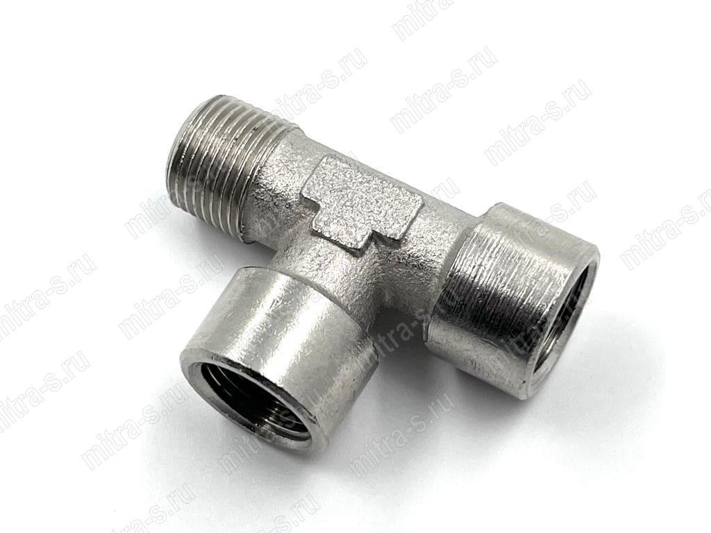 Т-тройник FFМ3/8" A133/3 (14357)