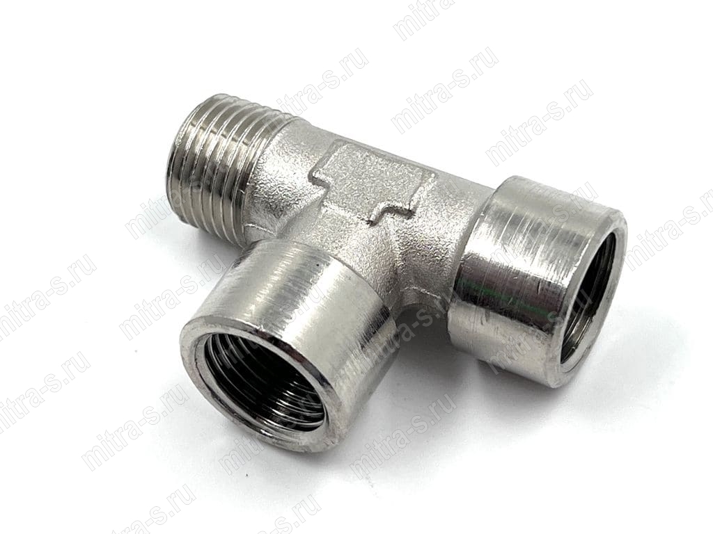 Т-тройник FFМ1/2" A133/4 (14358)