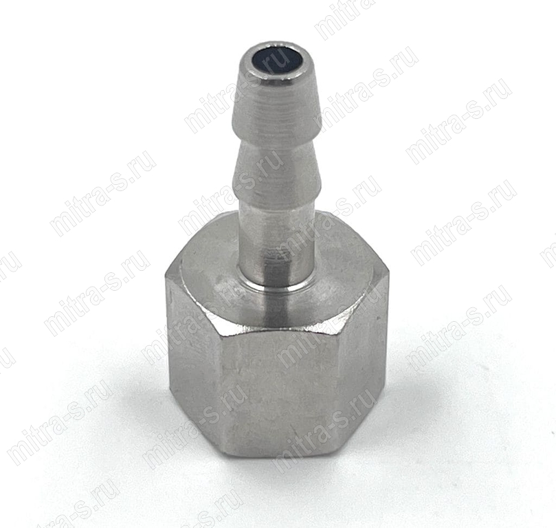Переходник F1/4"-елочка 6 мм. 1227/1, GAV