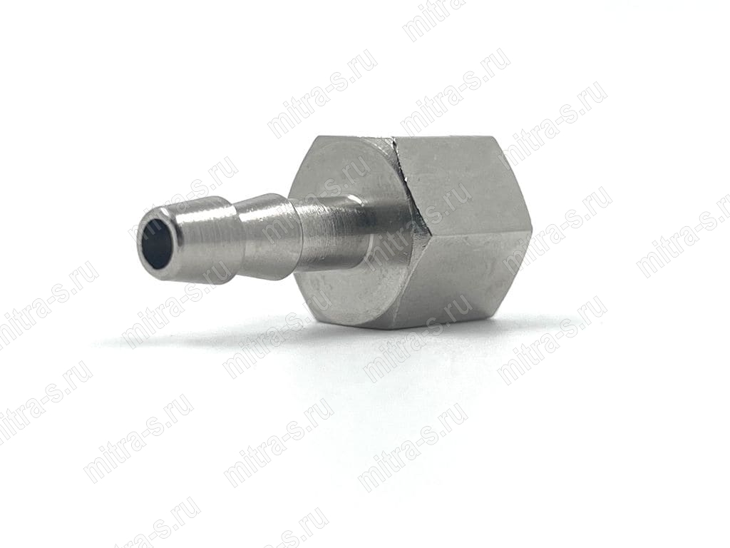 Переходник F1/4"-елочка 6 мм. 1227/1, GAV