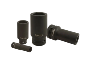 Головка ударн. тонкостен. 1/2" 6pt 17мм L-78мм, KABX1617 TopTul