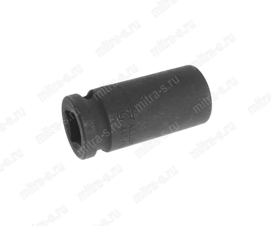 Головка ударная тонкостенная  1/2" 6pt 19мм L-55мм, JTC-445419