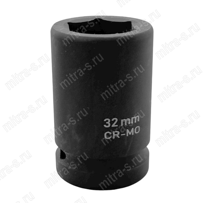 Головка ударная тонкостенная 1" 6pt 32мм L-90мм, HP-32
