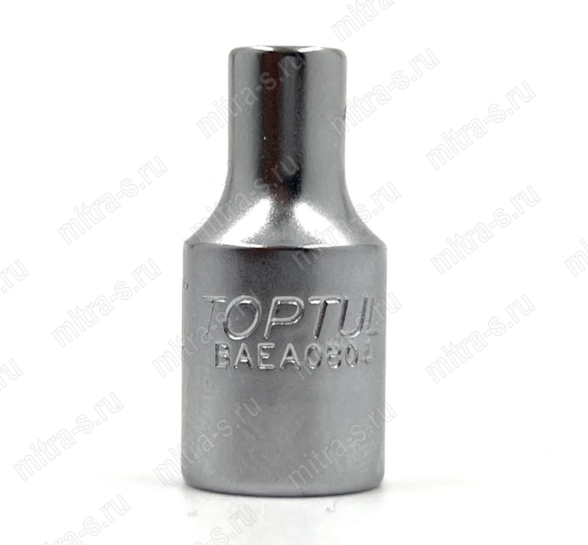 Головка   1/4" 6pt 4мм L-, BAEA0804 TopTul