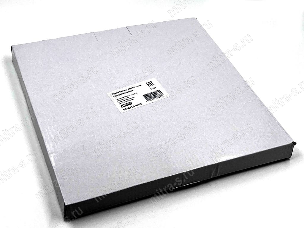 Противовес Fe 5 гр*1000 шт адгезив черный, FE-071B.RN/C