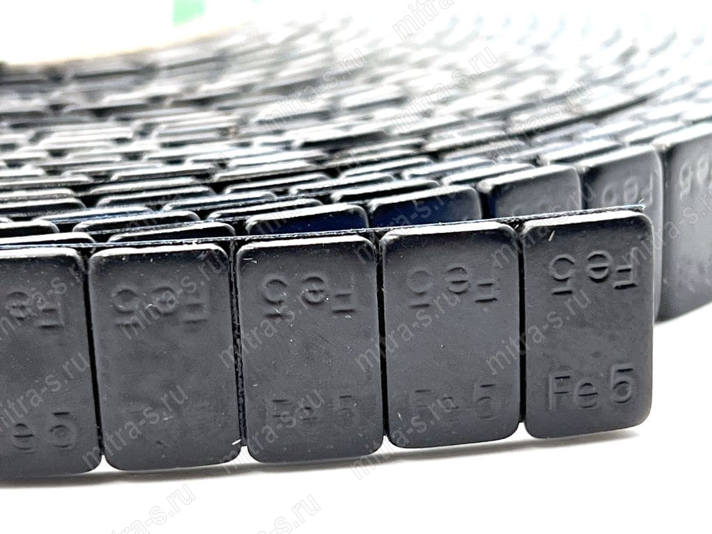 Противовес Fe 5 гр*1000 шт адгезив черный, FE-071B.RN/C