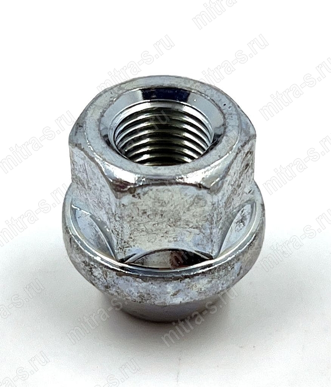 Гайка конус M12*1,25 открытая D23, MB015