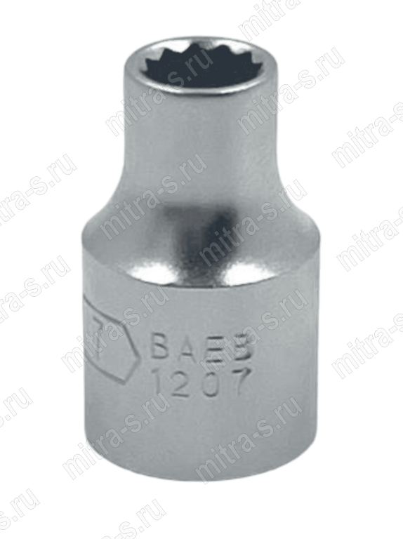 Головка   3/8" 12pt 7мм L-28мм, BAEB1207 TopTul