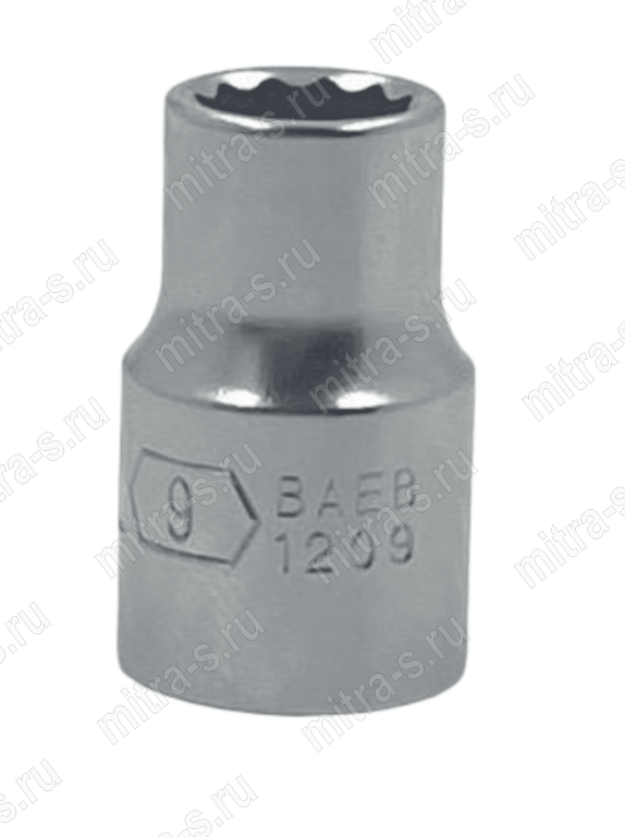Головка   3/8" 12pt 9мм L-28мм, BAEB1209 TopTul