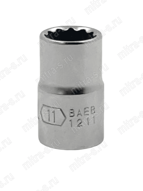 Головка   3/8" 12pt 11 мм L-28мм, BAEB1211 TopTul