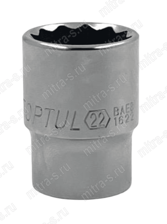 Головка  1/2" 12pt 22мм L-40мм, BAEB1622 TopTul