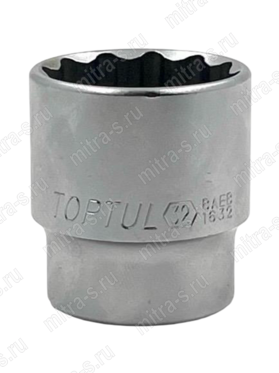 Головка  1/2" 12pt 32мм L-45мм, BAEB1632 TopTul