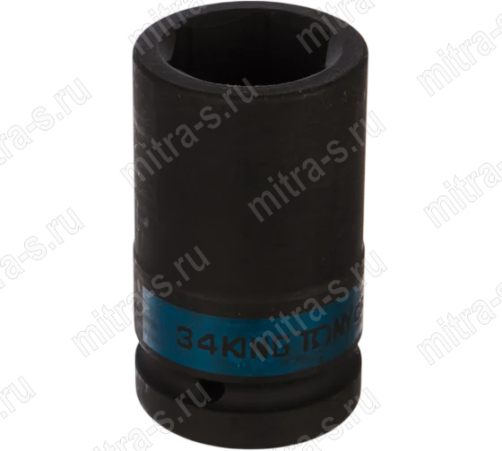 Головка ударная 1" 6pt 34мм L-90мм, 843534M KingTony
