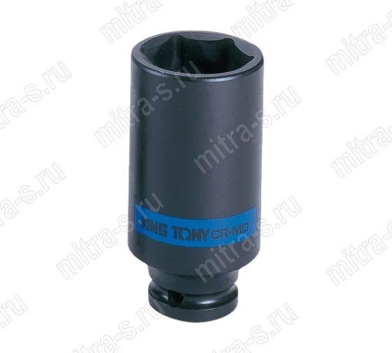 Головка ударная 1/2" 6pt 22мм L-80мм 443522M KING TONY