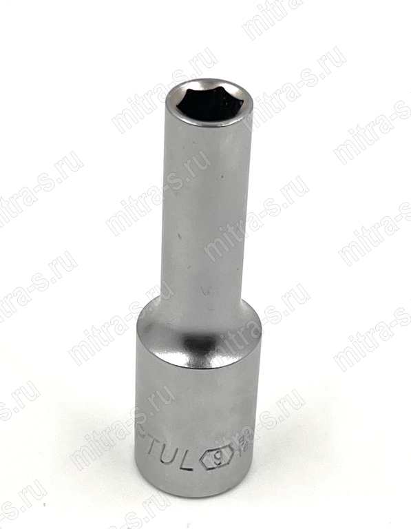 Головка глубокая  1/2" 6pt  9мм L-77мм, BAEE1609 TopTul