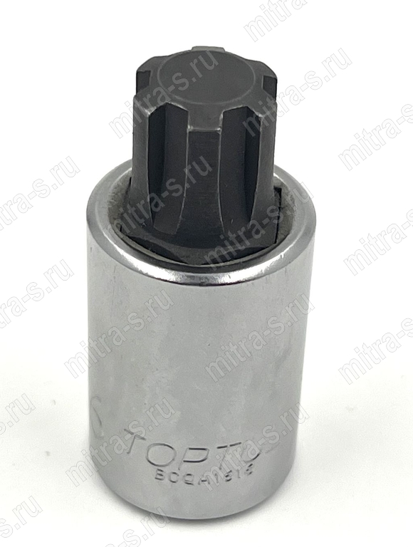Головка райб 1/2" M16 L-55мм, BCQA1616 TopTul