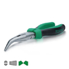 Пассатижи тонкогубцы L-200мм, изгиб 45° DFBA2208 TopTul