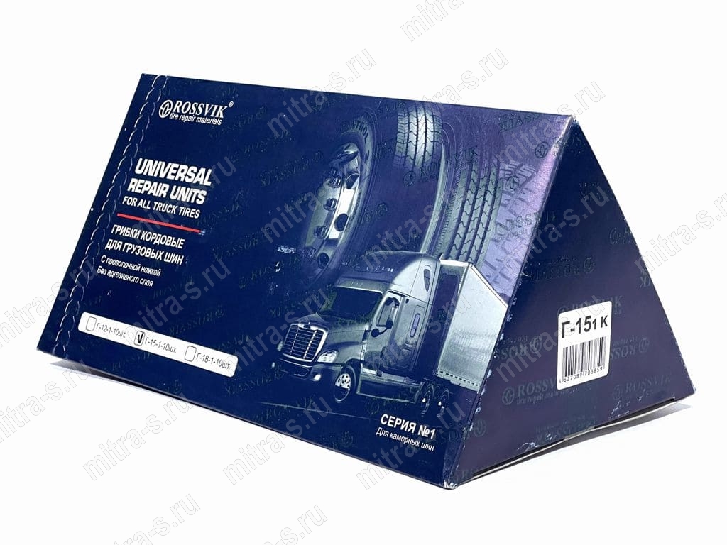 Грибок с кордом 15*105 мм Г15-1К, G.15.1K.10.