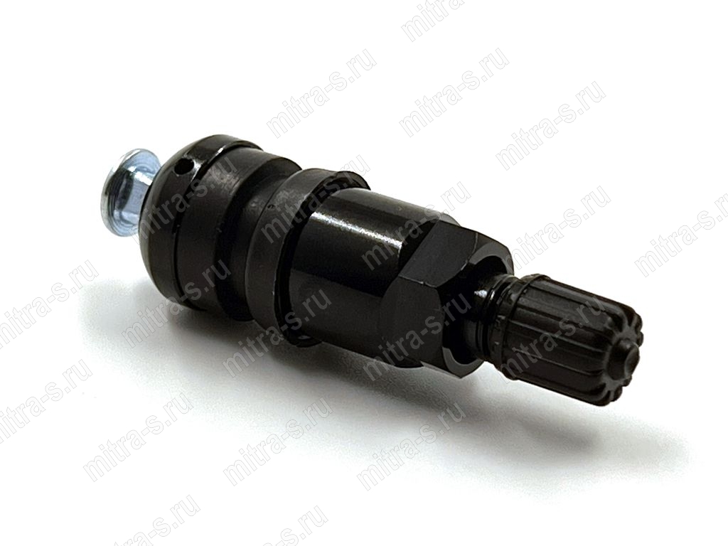 Вентиль датчика TPMS-17 11.3*48 мм черный, TPMS-17B