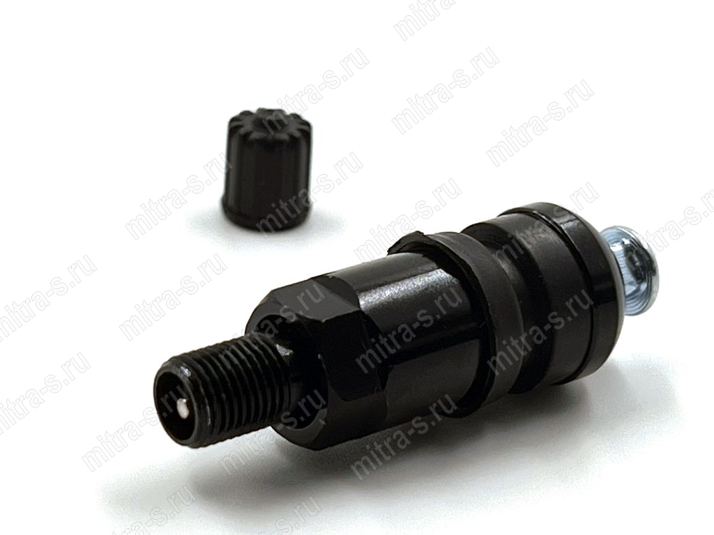 Вентиль датчика TPMS-17 11.3*48 мм черный, TPMS-17B