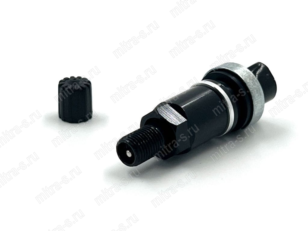 Вентиль датчика TPMS-12 11.3*54 мм черный, TPMS-12B