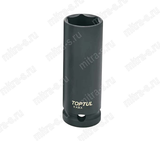 Головка ударн. тонкостен. 1/2" 6pt 21мм L-78мм, KABX1621 TopTul