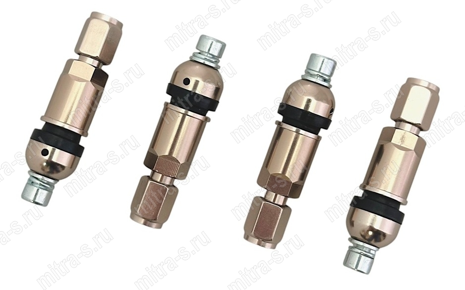 Вентиль датчика TPMS-01 11.3*50 мм розовое золото, TPMS-01RG