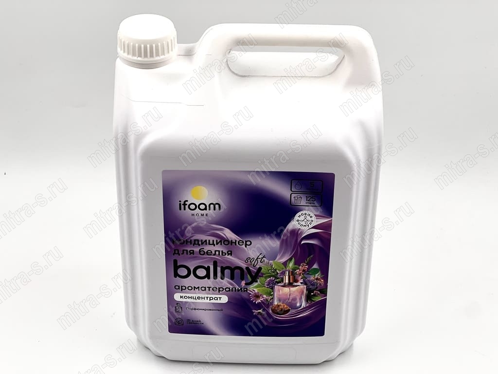 Кондиционер для белья "Balmy Soft" ароматерапия, концентрат 5л, 770766 iFoam (1/4)