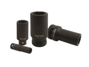 Головка глубокая ударная 1/2" 6pt 27мм L-78мм, KABE1627 TopTul